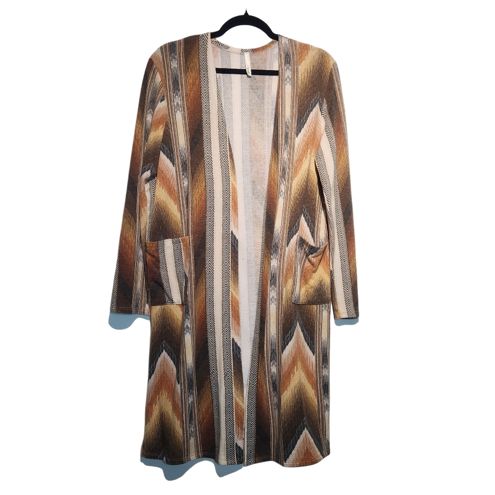 LilyPad Long Duster Length Cardigan